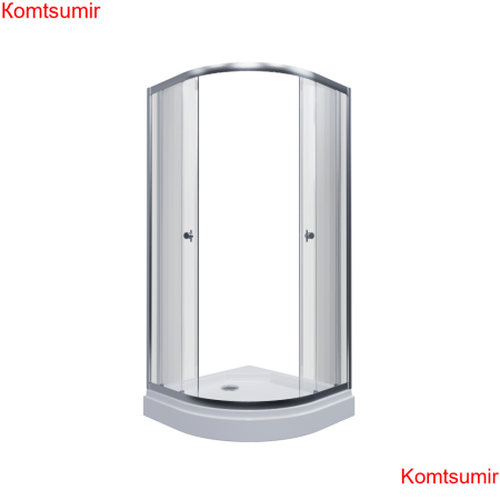 Душевое Ограждение Triton Альфа-Хром 100*100