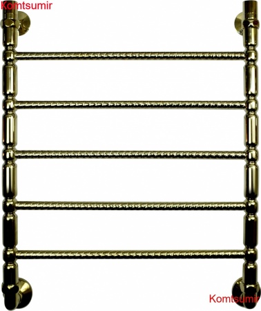 Полотенцесушитель водяной Двин Bubble 2 60/50 1"-1/2" золотой хром