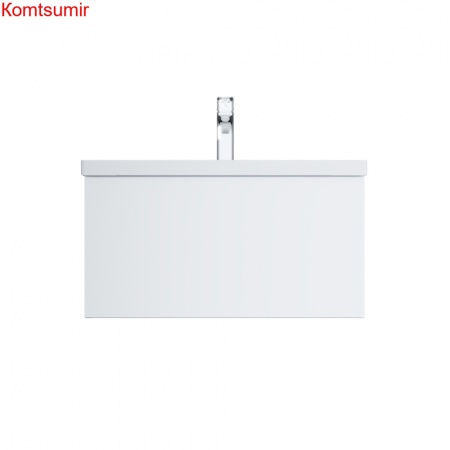 M90FHX07521WG GEM, База под раковину, подвесная, 75 см, 1 ящик push-to-open, цвет: белый, глянец