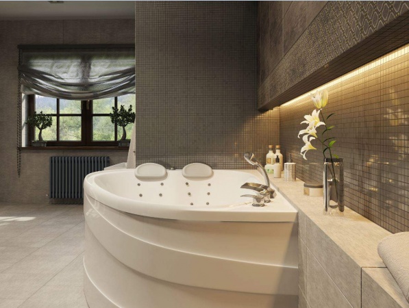 Акриловая ванна 1Marka LOVE 185x135