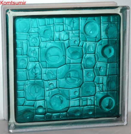 Стеклоблоки Vitrablok окрашенные внутри (Чехия)