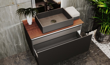 Тумба Strong 100, подвесная антрацит