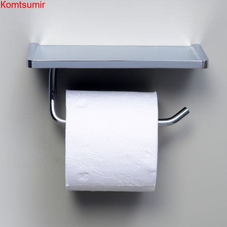 WasserKRAFT K-1325 Держатель туалетной бумаги с полочкой для телефона