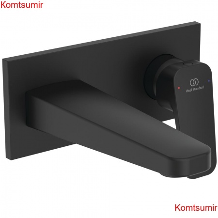 Смеситель для раковины Ideal Standard CERAPLAN встраиваемый, черный матовый (BD244XG)