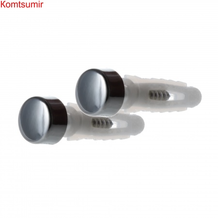 Крепеж для полок с заглушкой, хром Fixsen, FX-700