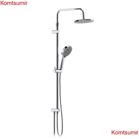 Damixa 947000000 Apollo душ.система: верх.душ 235 мм, ручн.душ 3 ф-ции 125*215 мм, штанга 1050-1450 мм, хро Damixa 947000000 Apollo душ.система: верх.душ 235 мм, ручн.душ 3 ф-ции 125*215 мм, штанга 1050-1450 мм, хро