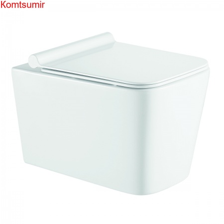 Унитаз подвесной Azario Mona 530x360x365 безободковый, в комплекте с сидением микролифт (AZ-0057) Унитаз подвесной Azario Mona 530x360x365 безободковый, в комплекте с сидением микролифт (AZ-0057)