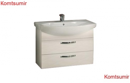 Тумба под раковину AQUATON Ария 80 М белая (1A140801AA010)