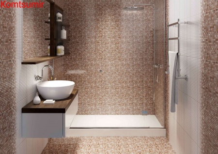 Коллекция Cersanit Hammam brown 44*20