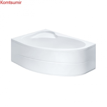 Ванна акриловая асимметричная Santek Эдера 170х100, левосторонняя, белая