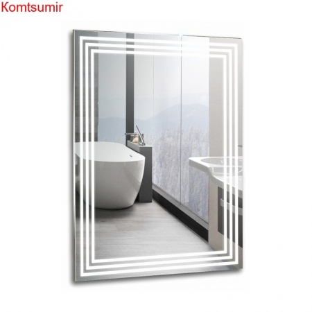 Зеркало AZARIO Спарта 600*800, LED-подсветка, сенсорный выключатель Зеркало AZARIO Спарта 600*800, LED-подсветка, сенсорный выключатель