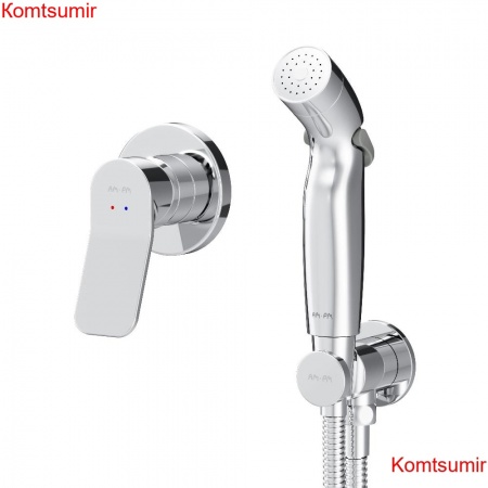 AM.PM F40H85A00 X-Joy, гигиенический набор для скрытого монтажа со смесителем для душа