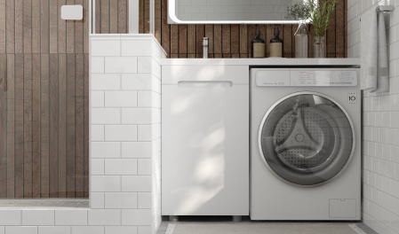 Тумба под стиральную машину Forte 110, напольная левая