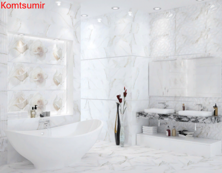 Коллекция Eletto Ceramica Calacatta 700x242 мм