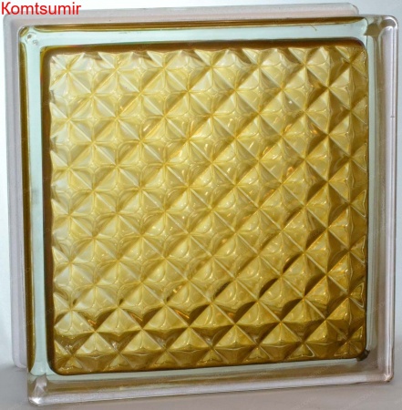 Стеклоблоки Vitrablok окрашенные внутри (Чехия)