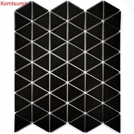 Мозаика Reno Black matt 6*39*45 252*291 Мозаика Reno Black matt 6*39*45 252*291