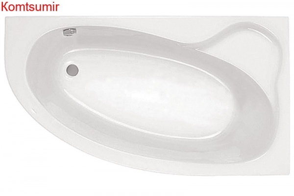 Ванна акриловая Santek Эдера асимметричная 170х110, правосторонняя, белая Ванна акриловая Santek Эдера асимметричная 170х110, правосторонняя, белая