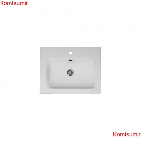 M70AWCC0602WG Spirit V2.0, Раковина мебельная, керамическая, 60 см, встроенная, цвет: белый, глянец