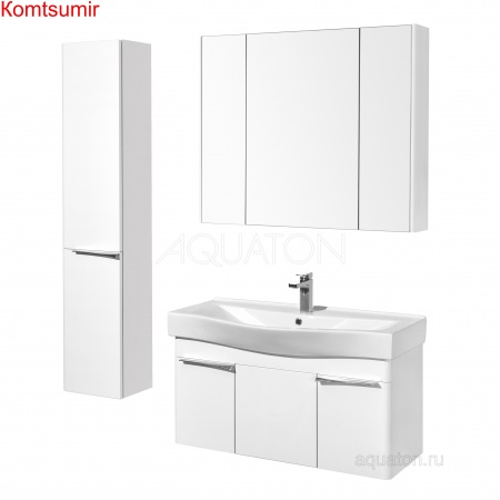 Пенал подвесной AQUATON Беверли левая, белый (1A235403BV01L) Пенал подвесной AQUATON Беверли левая, белый (1A235403BV01L)