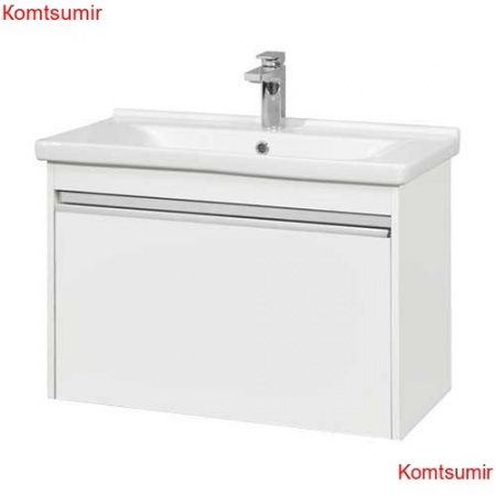 Тумба под раковину AQUATON Капри 80 подвесная, белая (1A230201KP010)