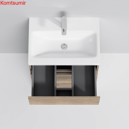 M91FSX0602OF GEM S, База под раковину, напольная, 60 см, 3 ящика, светлый дуб