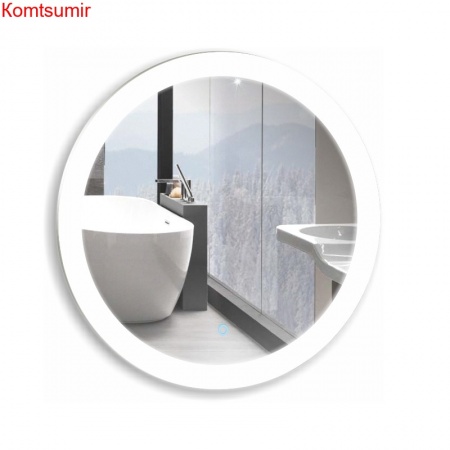 Зеркало AZARIO Перла круглое, сенсорный выключатель