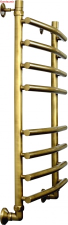 Полотенцесушитель водяной Двин R primo 80/50 1"-3/4"-1/2" состаренная бронза