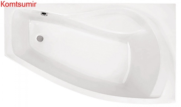 Ванна акриловая Santek Майорка асимметричная 150х90, правосторонняя, белая Ванна акриловая Santek Майорка асимметричная 150х90, правосторонняя, белая