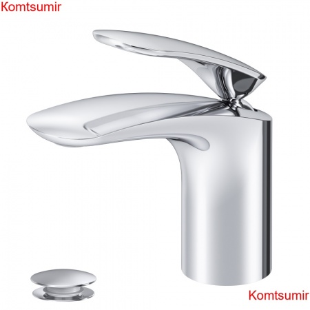 AM.PM F3082164 Sensation, смеситель д/умывальника c д/к, хром, шт