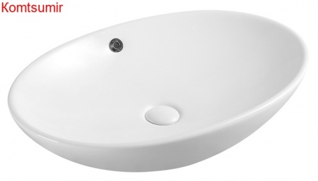 Раковина Azario 625х415х150 накладная, белый (AZ-3077 )