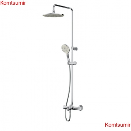 AM.PM F0780564 Like душ.система, набор: смеситель д/ванны/душа с термостатом, верх.душ.d 250 мм, ручной ду