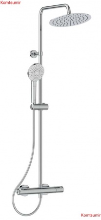 Душевая система Ideal Standard Ceratherm T50 термостатиченский картридж, хром (A7565AA)