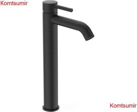 Смеситель для раковины высокий Ideal Standard Silk Black Ceraline Vessel, черный матовый, BC269XG