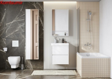 Зеркальный шкаф Aquaton Сканди 55 Белый (1A252102SD010) Зеркальный шкаф Aquaton Сканди 55 Белый (1A252102SD010)