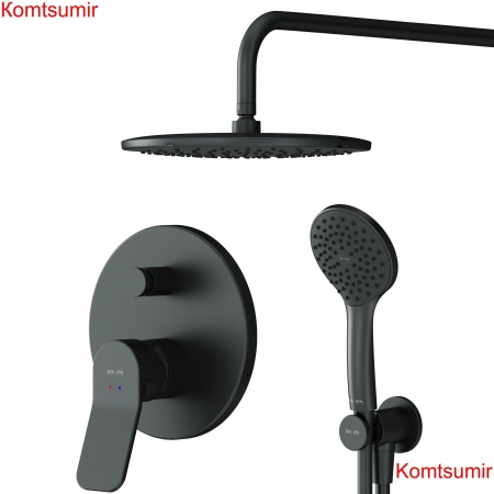 AM.PM FB85A1RH02 X-Joy, набор: см-ль д/в/душа, верхний душ 220 мм, держатель д/верхн.душа, душ.набор (ручн AM.PM FB85A1RH02 X-Joy, набор: см-ль д/в/душа, верхний душ 220 мм, держатель д/верхн.душа, душ.набор (ручн