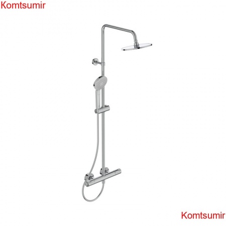Душевая колонна Ideal Standard Ceratherm T50, в комплекте с термостатическим смесителем для душа (A7225AA)