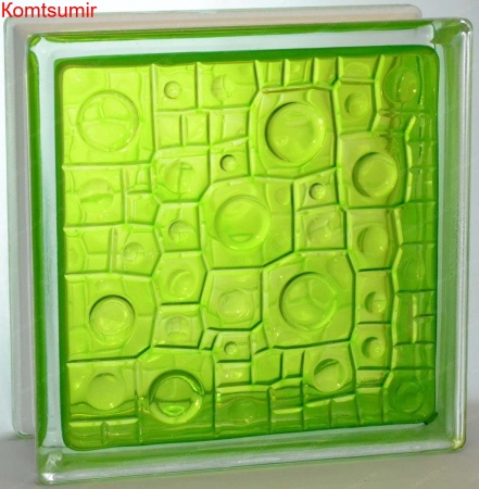 Стеклоблоки Vitrablok окрашенные внутри (Чехия)