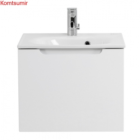 База под раковину подвесная с одним ящиком BelBagno ETNA-600-1C-SO-BL-P Bianco Lucido