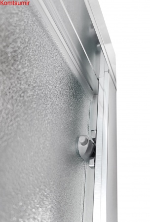 Душевое ограждение SANTREK AQUA Time - DF-DP-1000-G-Chrome 10001950 Прямое стекло Грейп 6 мм, профиль Хром