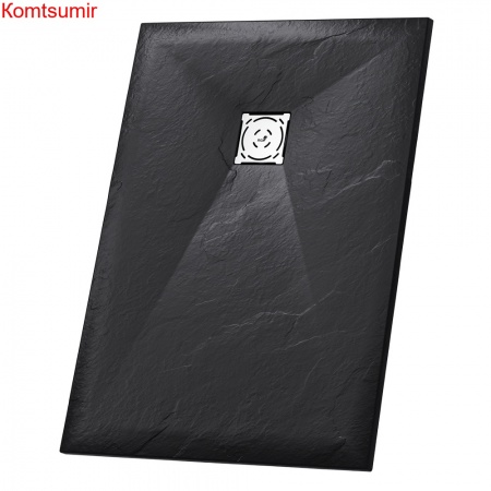Душевой поддон прямоугольный RGW ST-B Черный 800x1100
