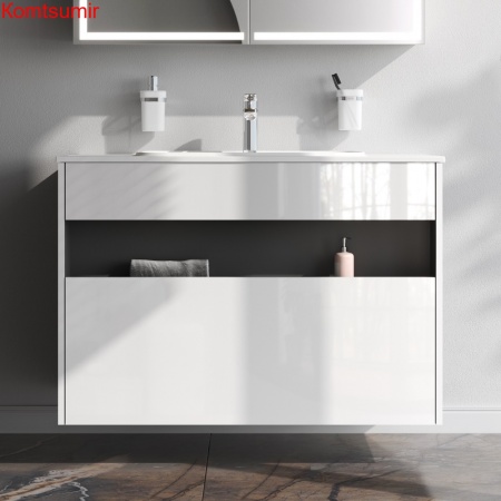 M8FFUX1001WG Func, База с нишей, 1 ящик (pull-out), 100 см, цвет белый глянец