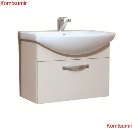 Тумба под раковину AQUATON Ария 65 белая (1A134001AA010)