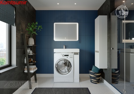 Пенал подвесной AQUATON Лондри белый (1A236203LH010)