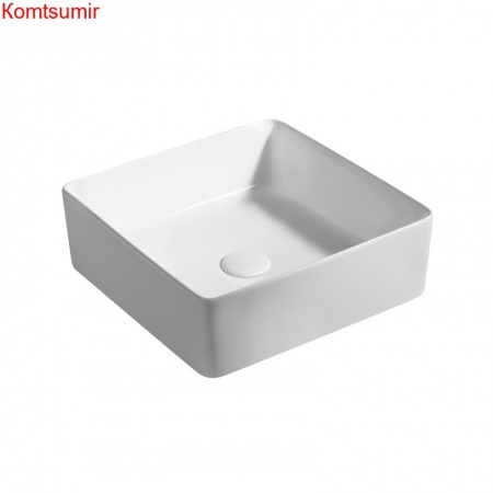 Раковина Azario 39х39х13 накладная, белая (AZ41120)