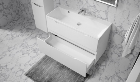 Тумба Wector 100 подвесная белая