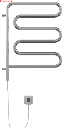 Электро 25 Ш-обр 450х570 поворотный Полотенцесушитель  TERMINUS