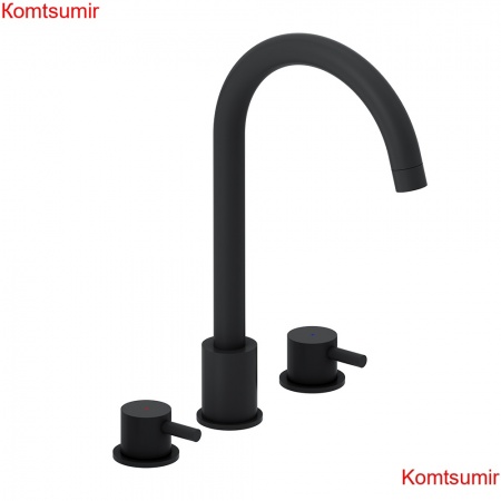 Damixa 360200300 Scandinavian Pure Смеситель для умывальника, встраиваемый в столешницу, трёхсекционный, че