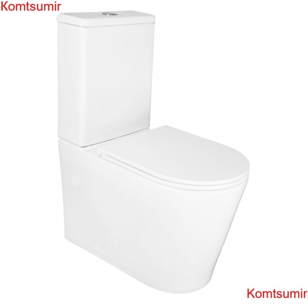 Унитаз-компакт Azario Conto 360х630х820 напольный, безободковый, слив "Торнадо", с быстросъемным сиденьем микролифт (AZ-T005BR)