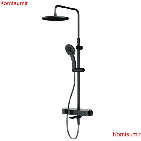 AM.PM F0750A522 Inspire V2.0, душевая система, набор: см-ль д/ванны/душа с термостатом, верхний душ d 250