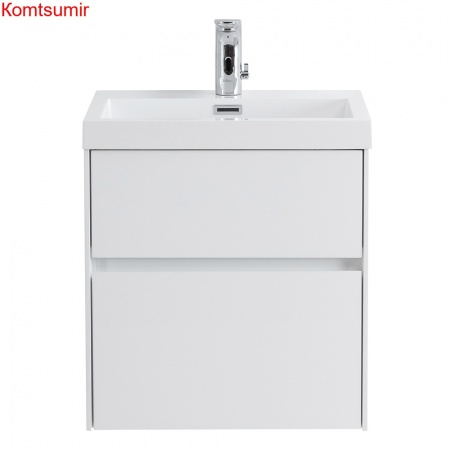 База под раковину подвесная BelBagno PIETRA MINI-500AS-2C-SO-BL Bianco Lucido